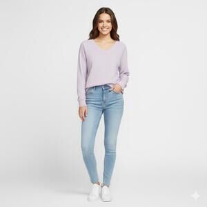 Cozy V-Neck Lightweight Sweater for Women